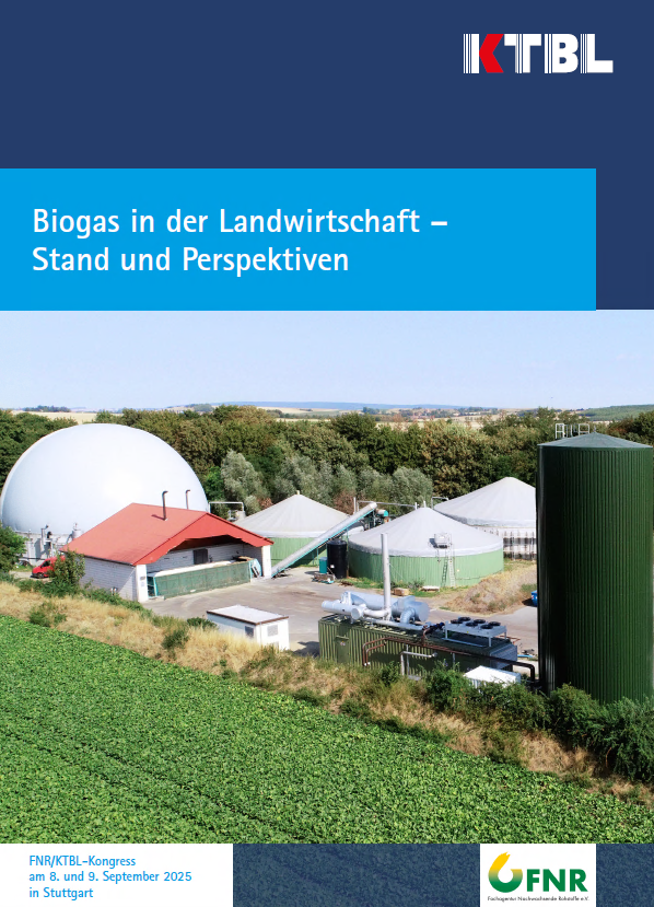 Titelseite des Tagungsbandes des FNR/KTBL-Kongress. Biogasanlagen im ländlichen Raum.